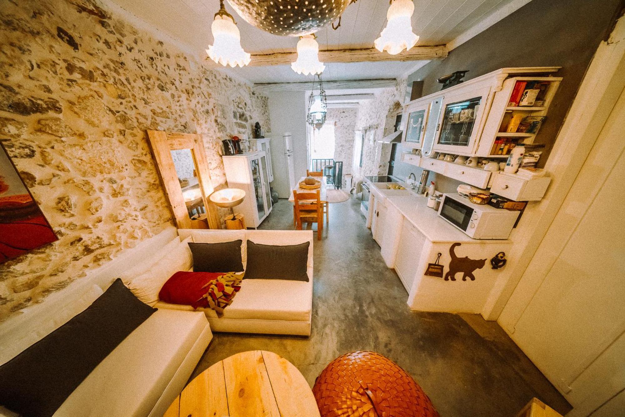 فيلا Antonia'S Stonebuilt Mansion With A Private Pool Arménoi المظهر الخارجي الصورة
