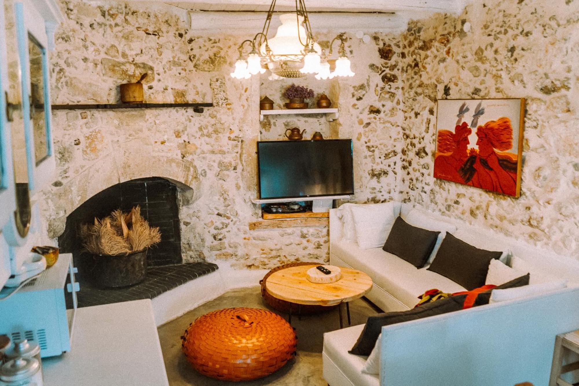 فيلا Antonia'S Stonebuilt Mansion With A Private Pool Arménoi المظهر الخارجي الصورة
