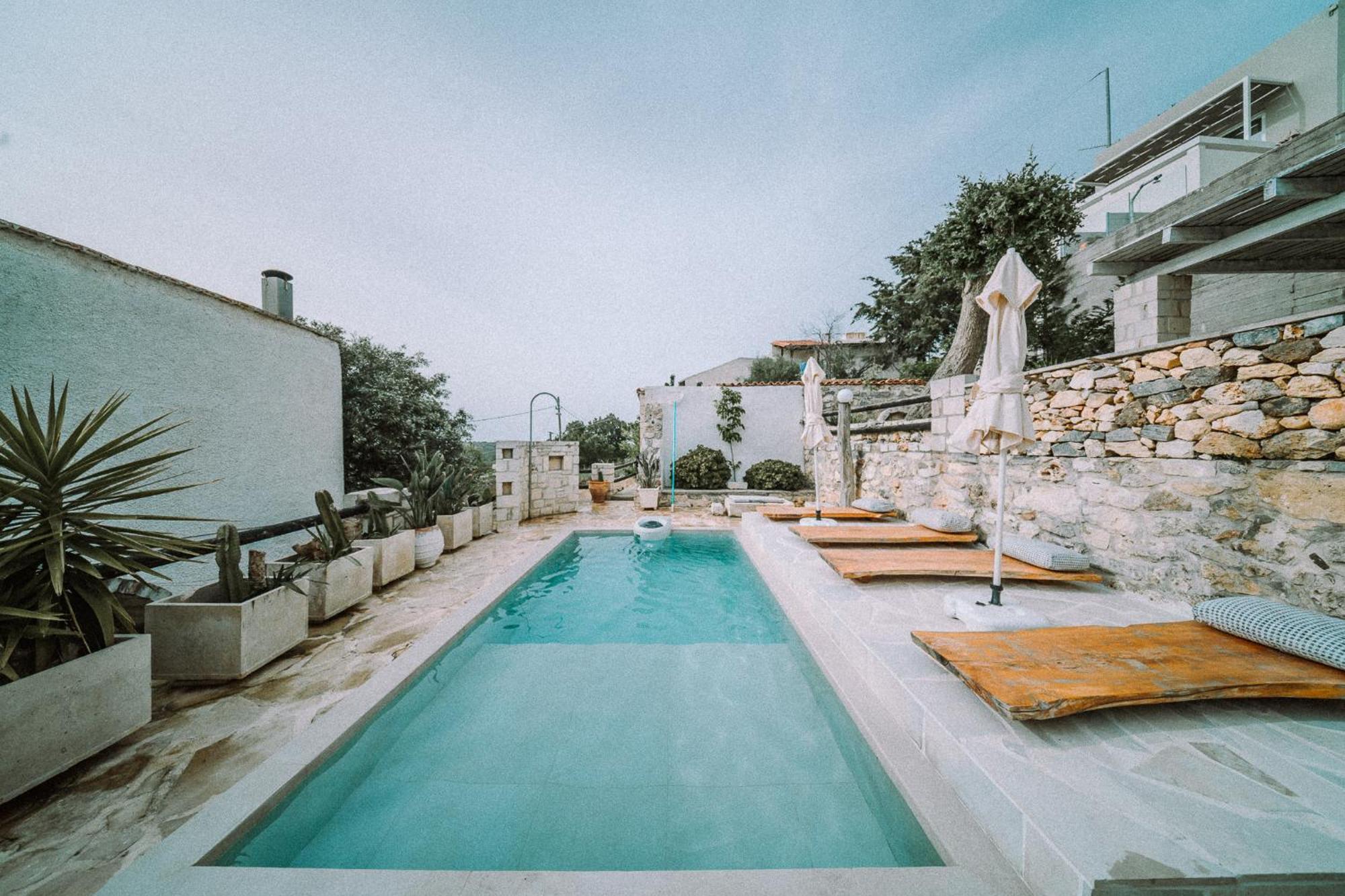 فيلا Antonia'S Stonebuilt Mansion With A Private Pool Arménoi المظهر الخارجي الصورة