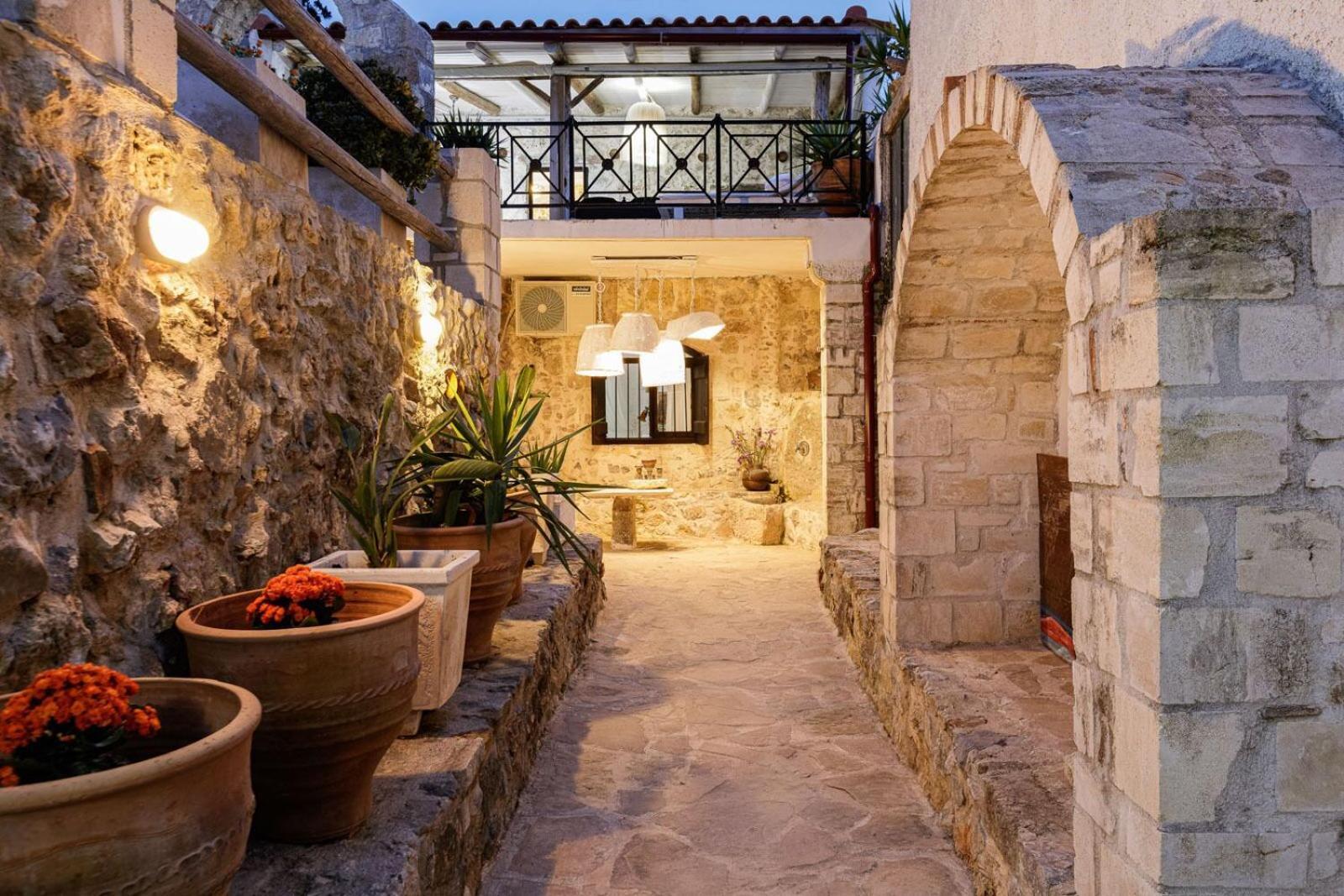 فيلا Antonia'S Stonebuilt Mansion With A Private Pool Arménoi المظهر الخارجي الصورة