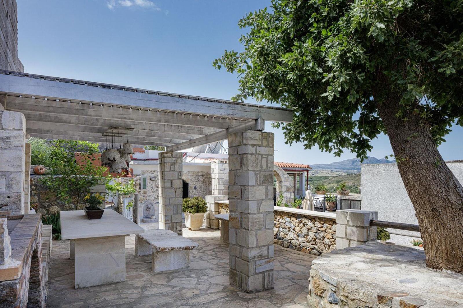 فيلا Antonia'S Stonebuilt Mansion With A Private Pool Arménoi المظهر الخارجي الصورة