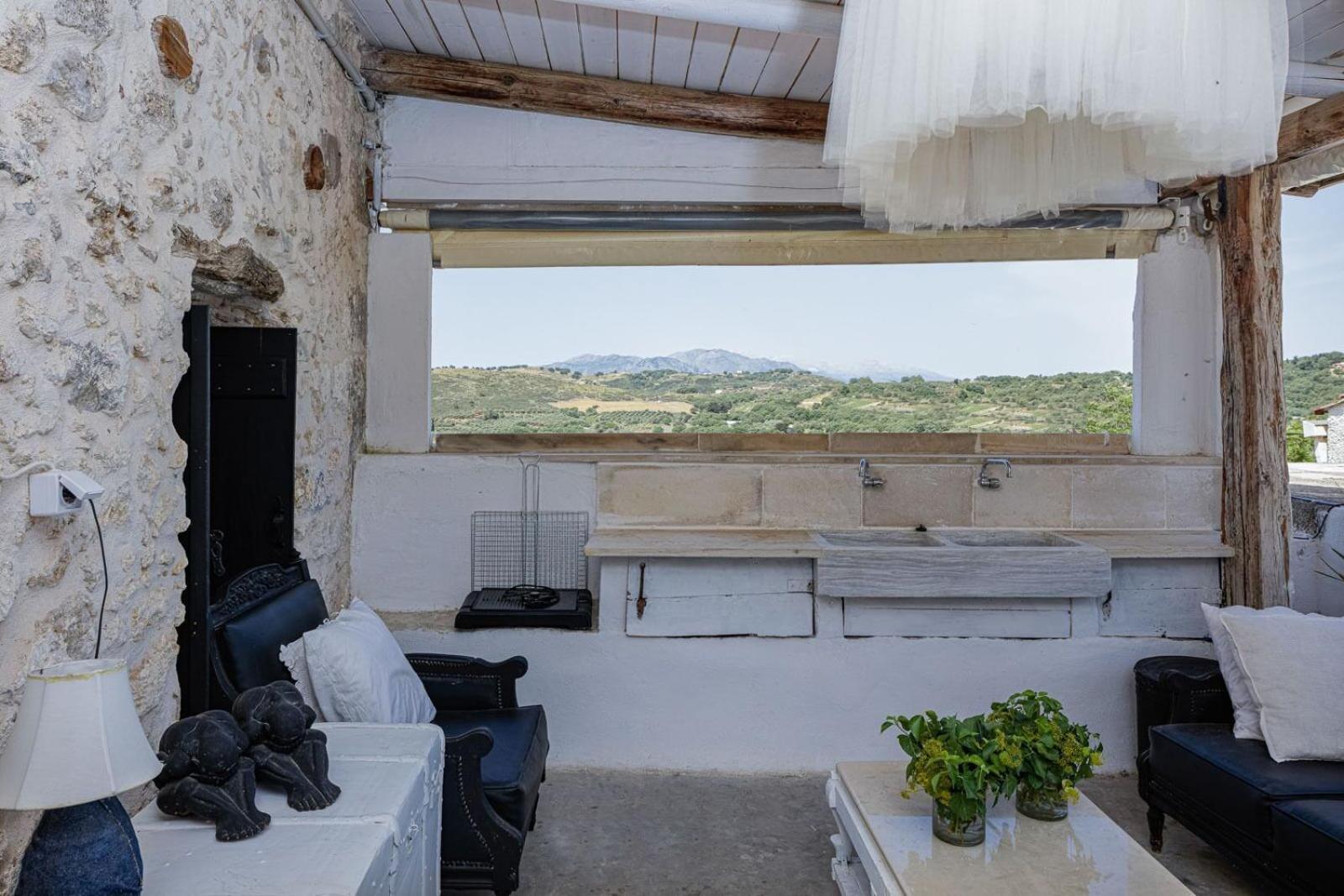فيلا Antonia'S Stonebuilt Mansion With A Private Pool Arménoi المظهر الخارجي الصورة