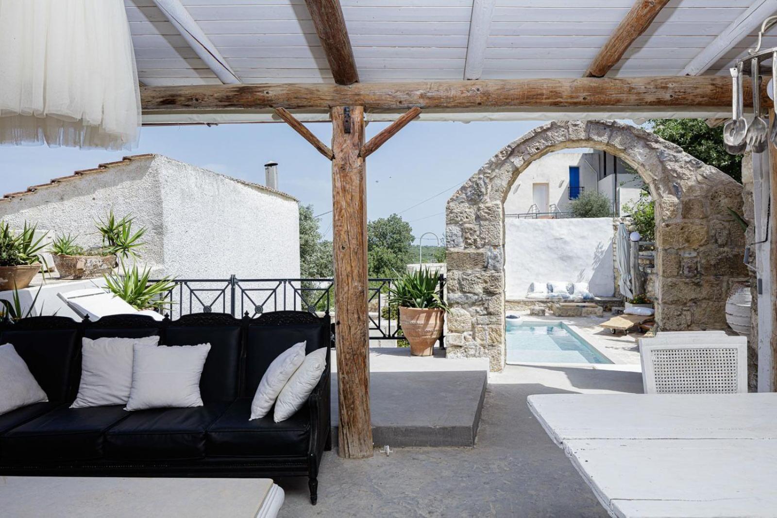 فيلا Antonia'S Stonebuilt Mansion With A Private Pool Arménoi المظهر الخارجي الصورة